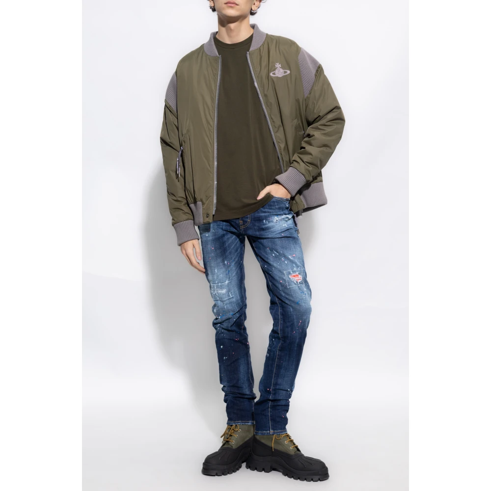 Dsquared2 Katoenen T-shirt Green Heren