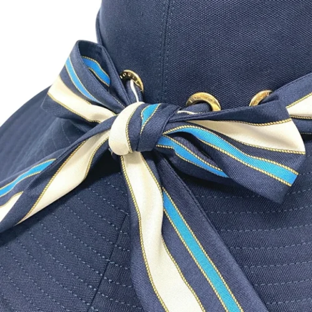 Louis Vuitton Vintage Pre-owned Fabric hats Blue Dames