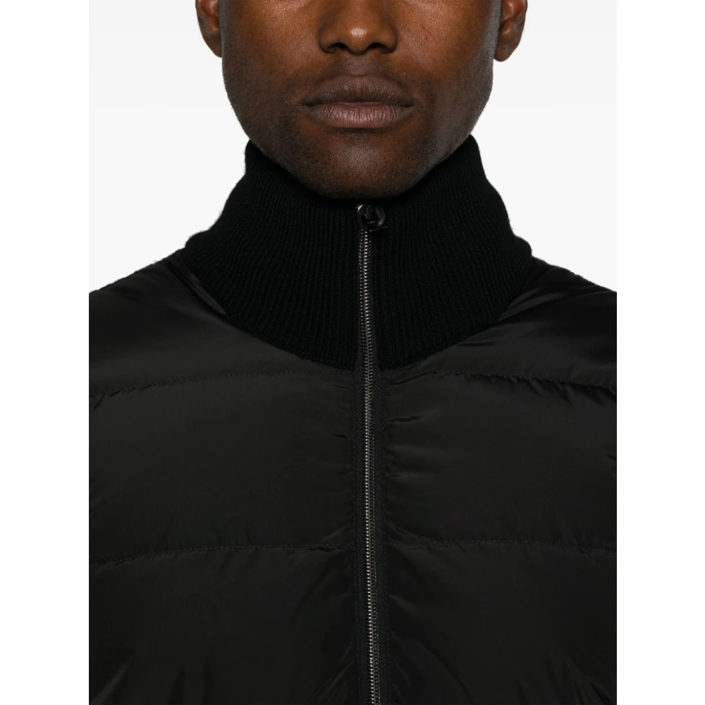 Herno Zwarte Vesten Truien Black Heren