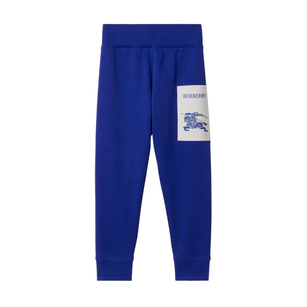Burberry Boys Blue Sweatpants, 14 Y, Elasticated Waist Joggers