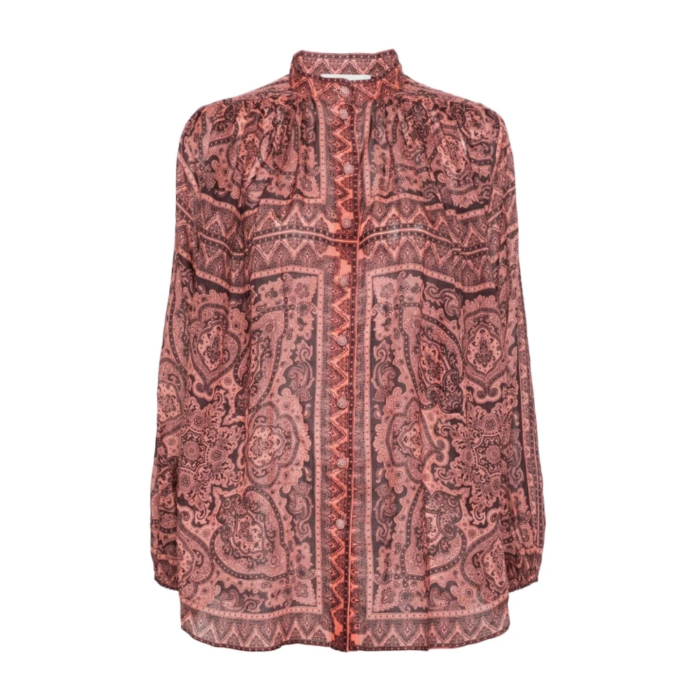 Zimmermann Tunic Top Pink Dames