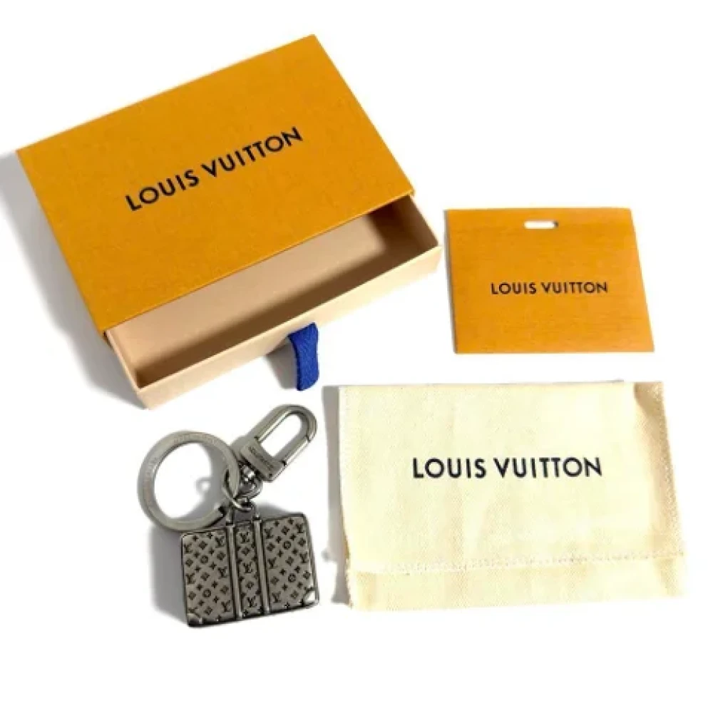 Louis Vuitton Vintage Pre-owned Metal key-holders Gray Dames