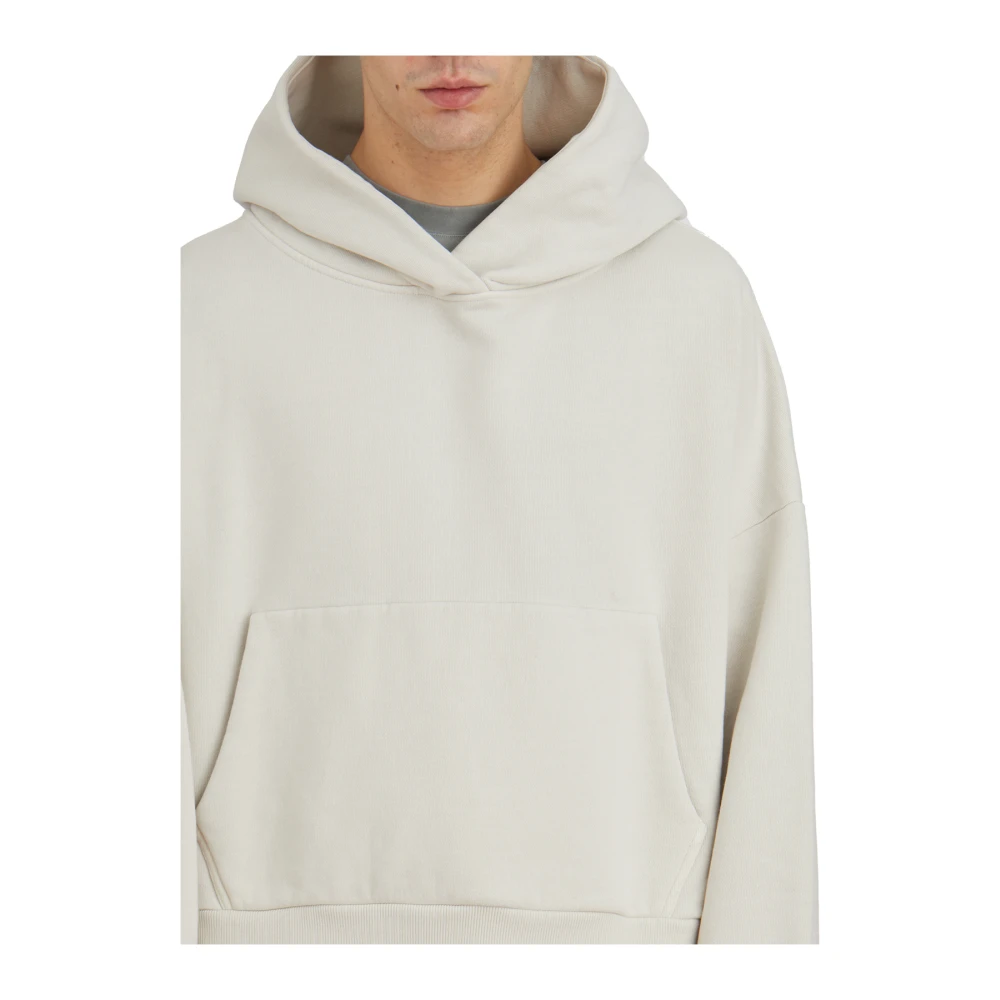 Entire Studios Zware Hooded Rijst Sweater White Heren