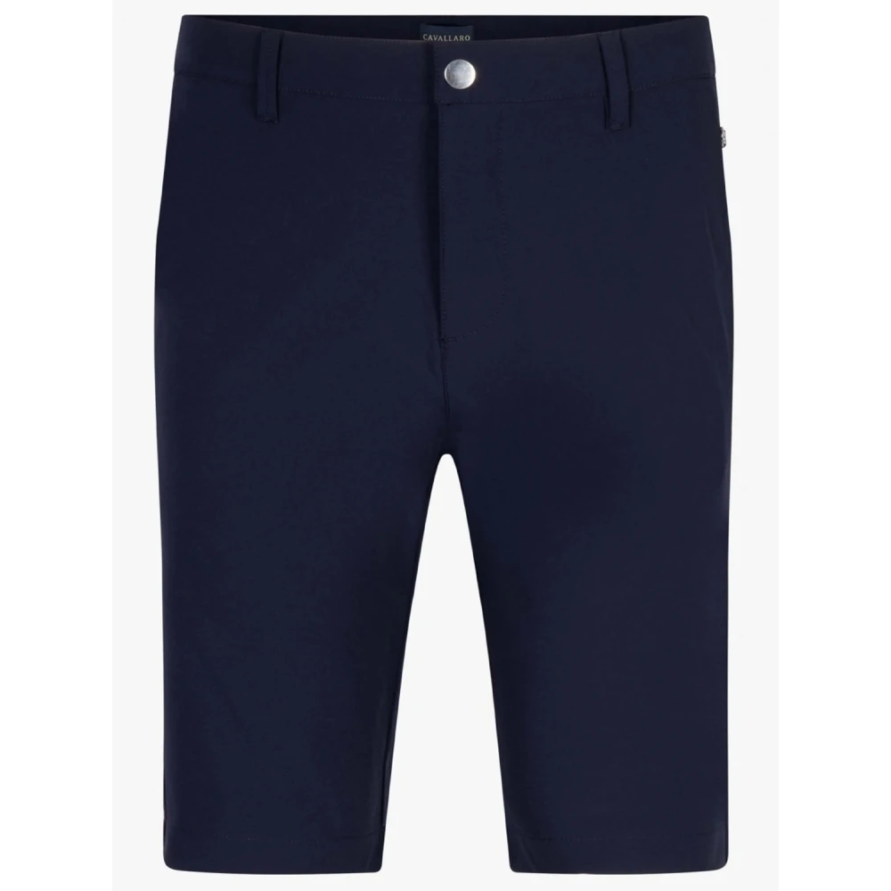 Cavallaro Donkerblauwe Bermuda Shorts Blue Heren