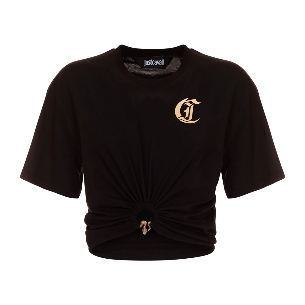 Just Cavalli T-shirts en Polos Black Dames