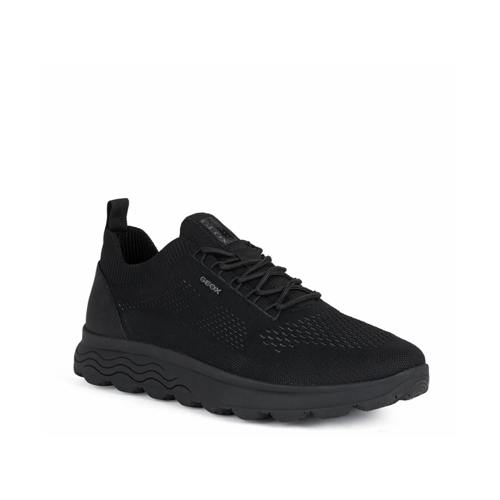 Geox Spherica Stijlvolle Sneakers Black Heren