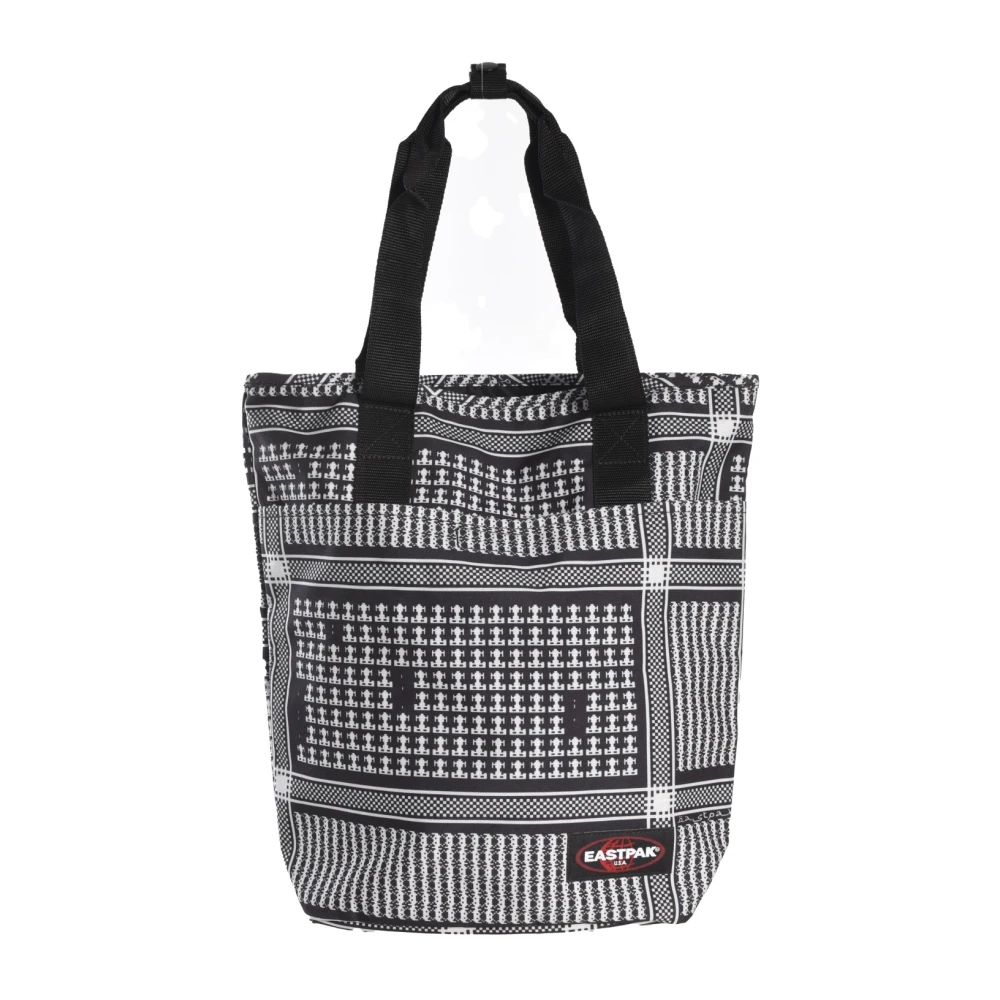Eastpak Zwarte Shopper Schoudertas met Opgezet Logo Black Dames