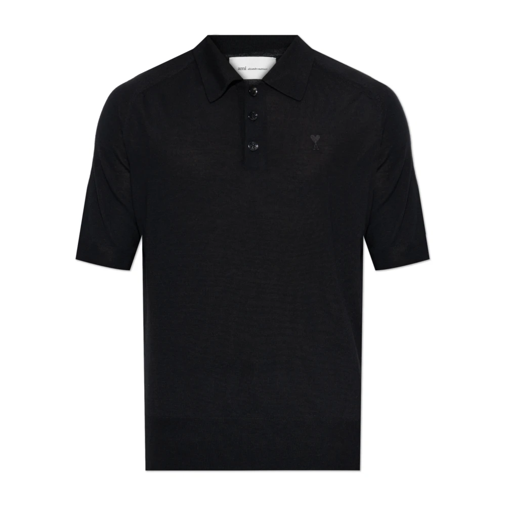 Ami Paris Uomo Nero Maglie, 2XL, New,