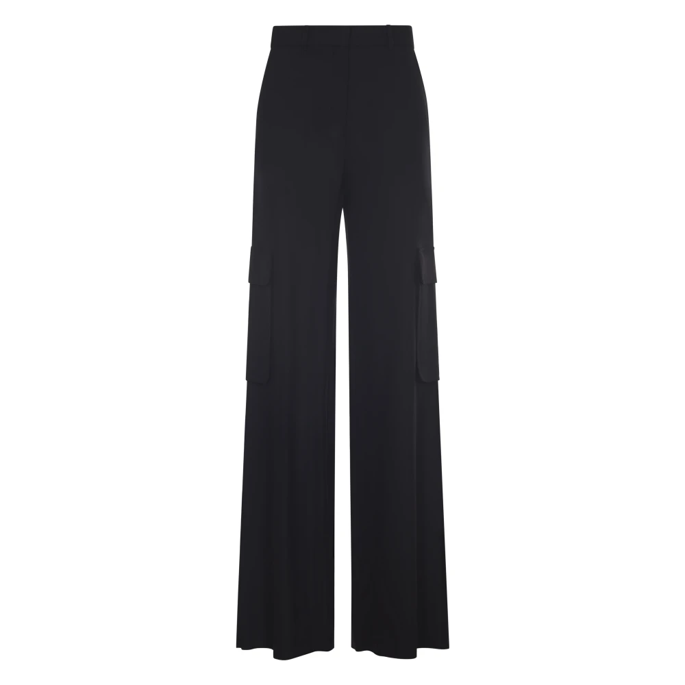 Max Mara Studio Cargo Broek met Zakken Black Dames