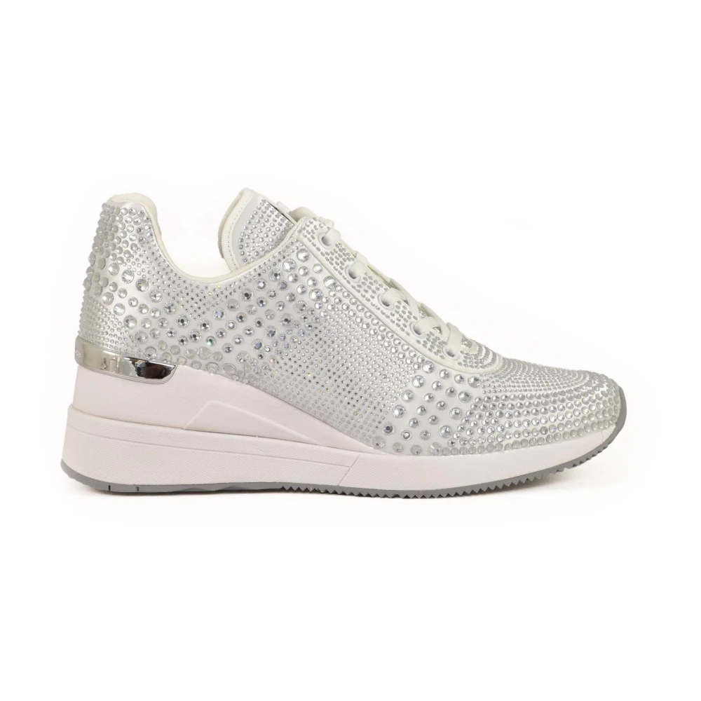 Michael Kors Kristall Trainer Sneakers White, Dam