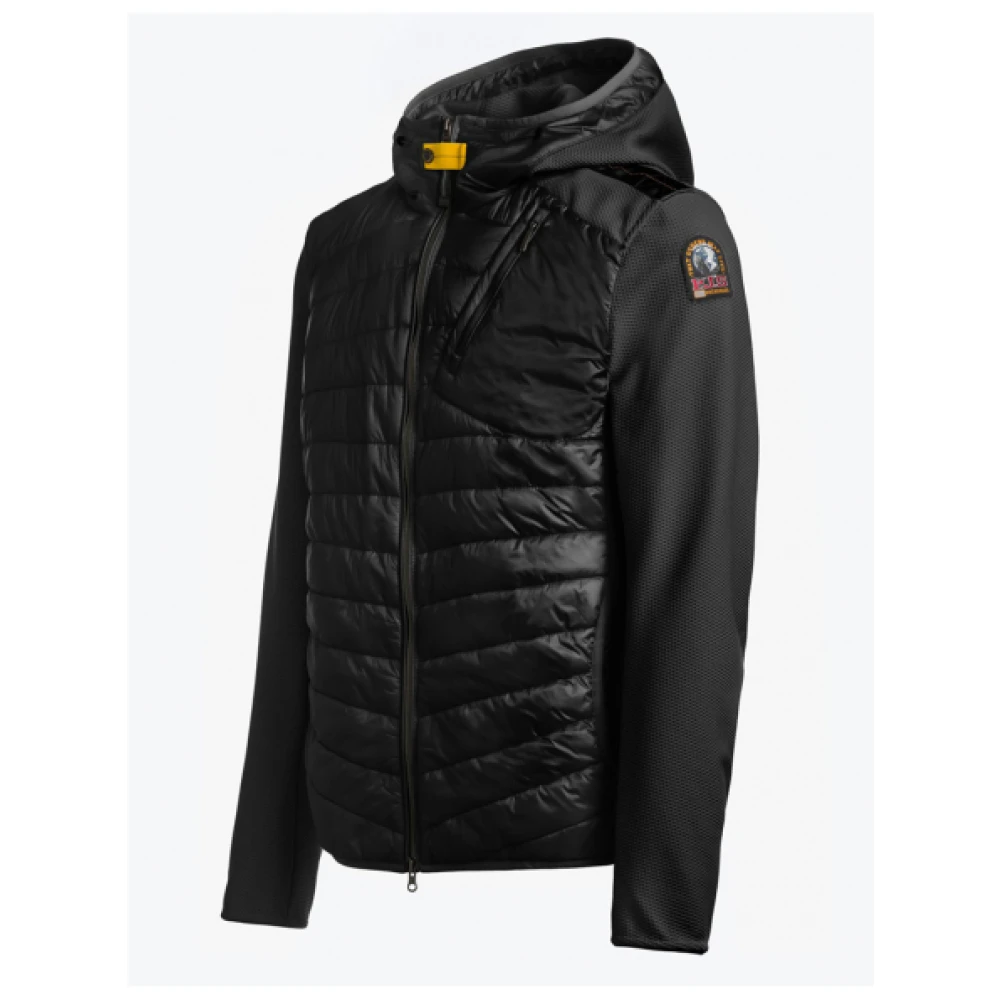 Parajumpers Padded Bi-Material Jacket Nolan Black Heren