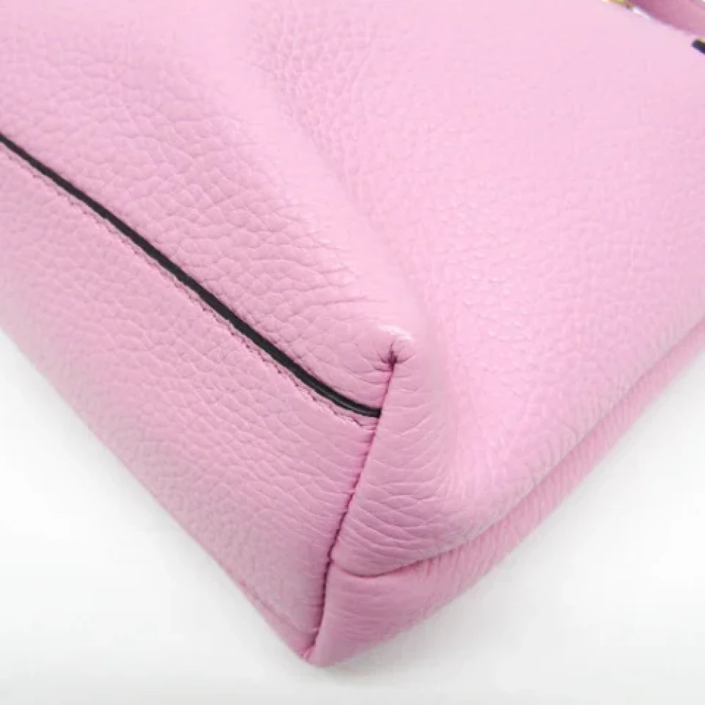 Salvatore Ferragamo Pre-owned Leather shoulder-bags Pink Dames