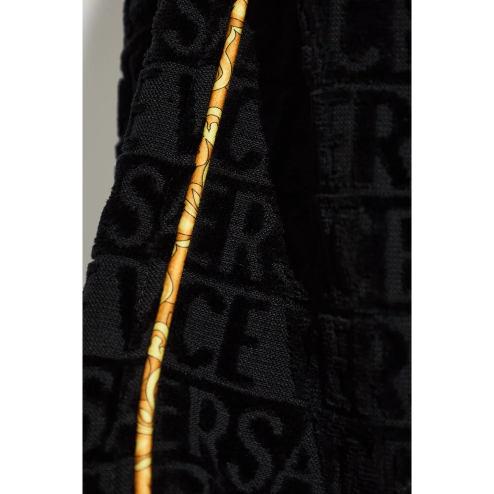 Versace Sweatshirt met logo Black Dames