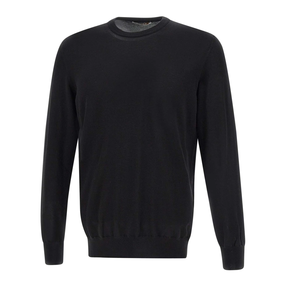 Kangra Men's Black Crewneck Sweater