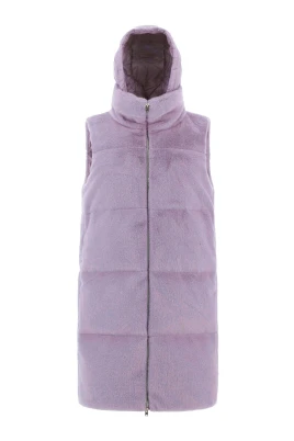 Faux Fur Ärmlös Kappa