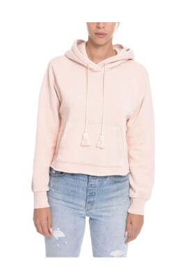 sweat-a-capuche-rose-a-franges