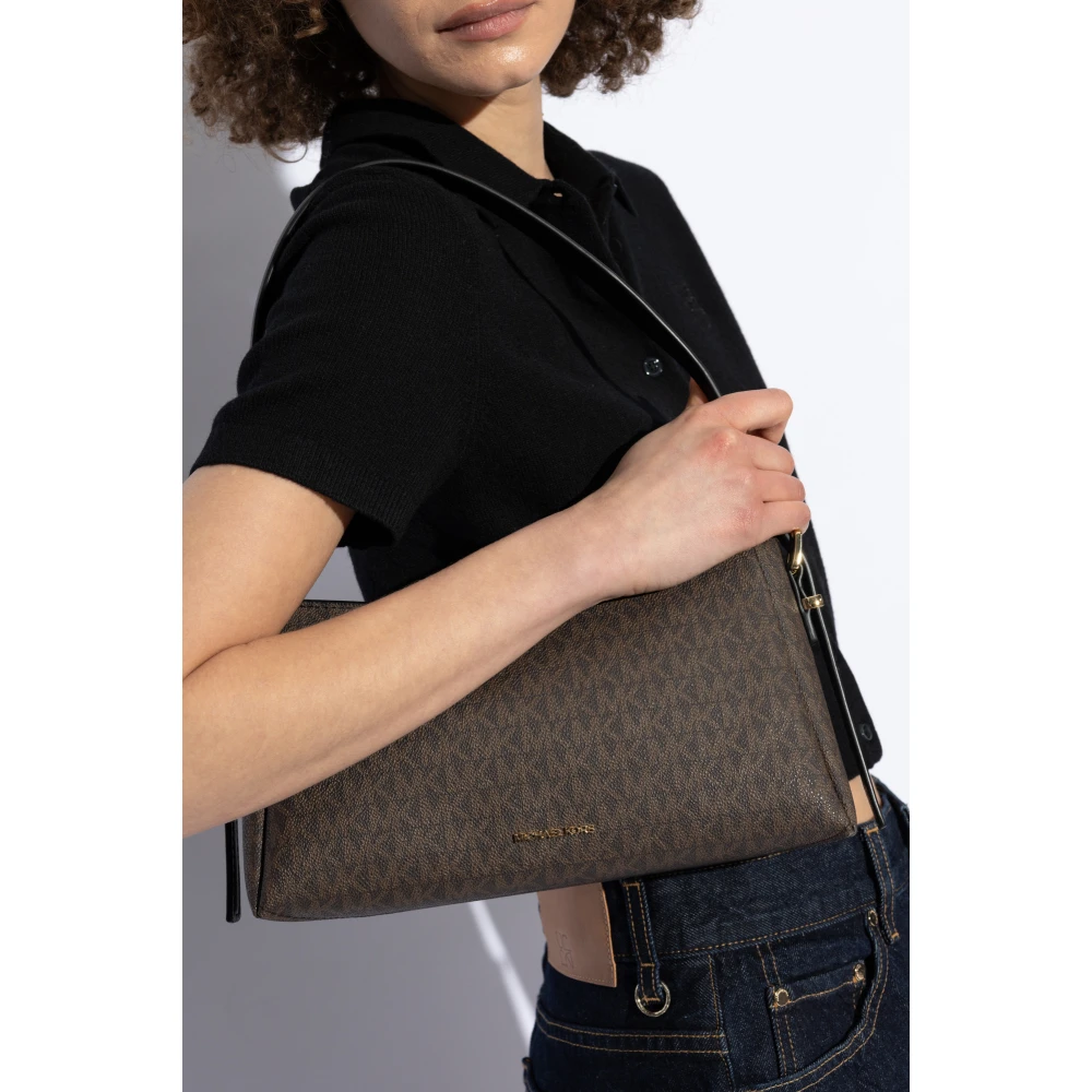 Michael Kors Schoudertas Moore Brown Dames