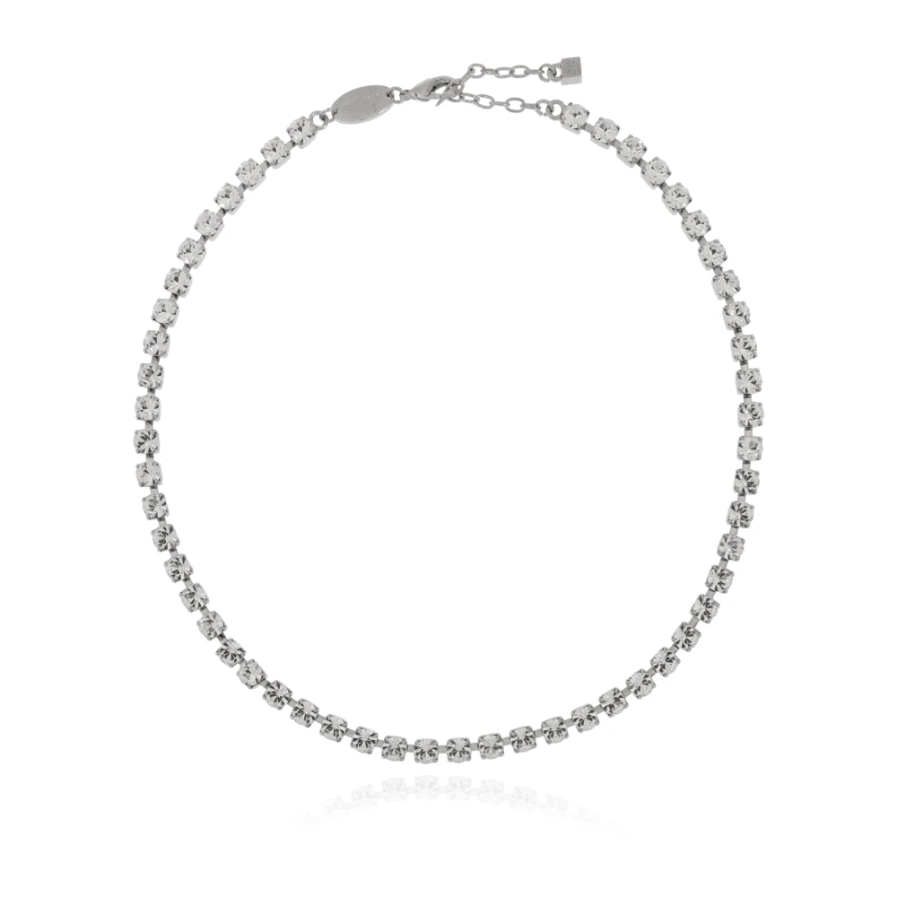 Dsquared2 Mannelijk Grijs Accessoires Heren, One Size, Brass Pendant