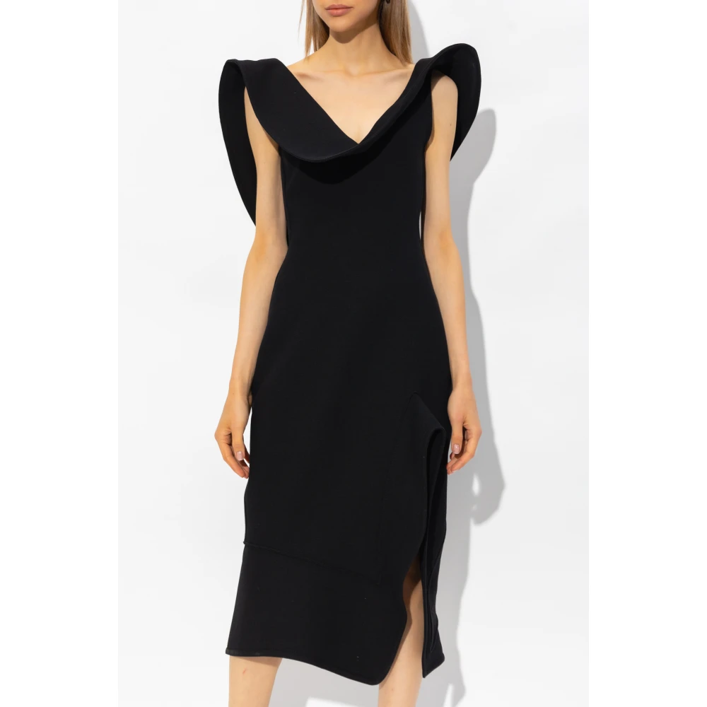 Bottega Veneta Mouwloze jurk Black Dames