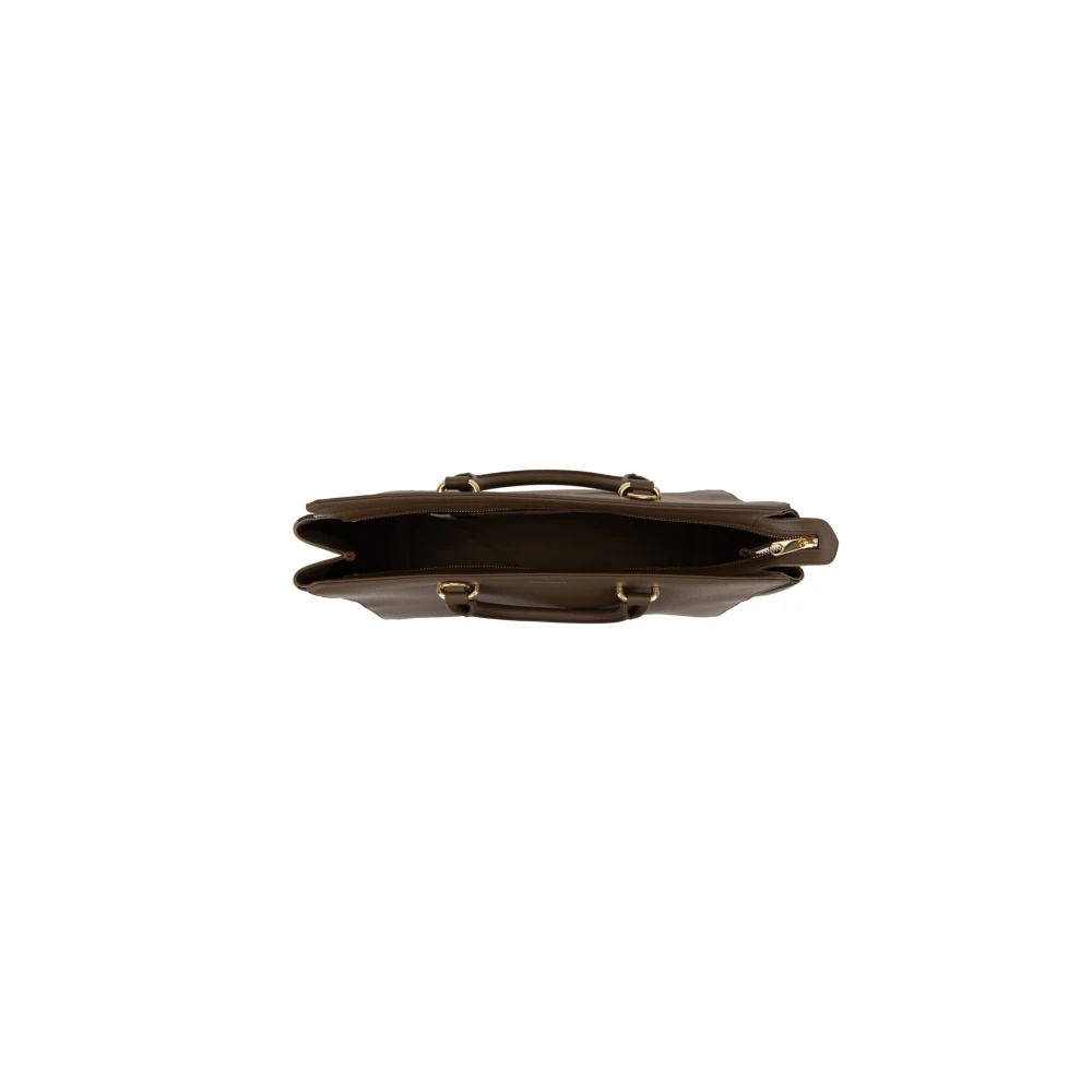 Burberry Stijlvolle schoudertas voor dames met rits Brown Dames