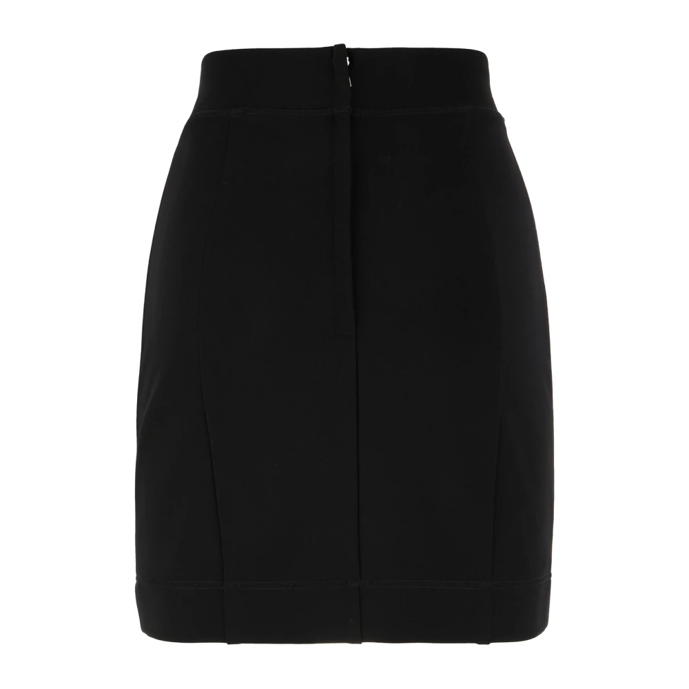 Dolce & Gabbana Elegante Gonne Jurk voor Vrouwen Black Dames