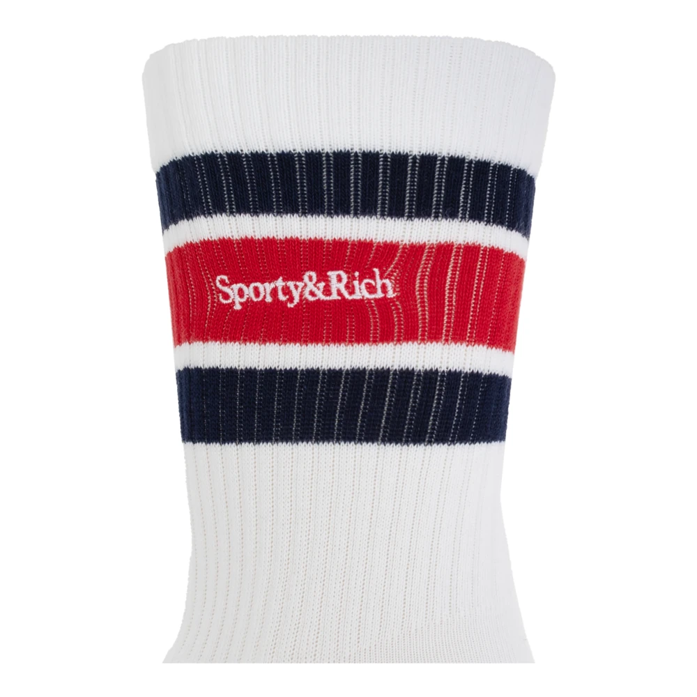 Sporty & Rich Sokken met logo White Dames