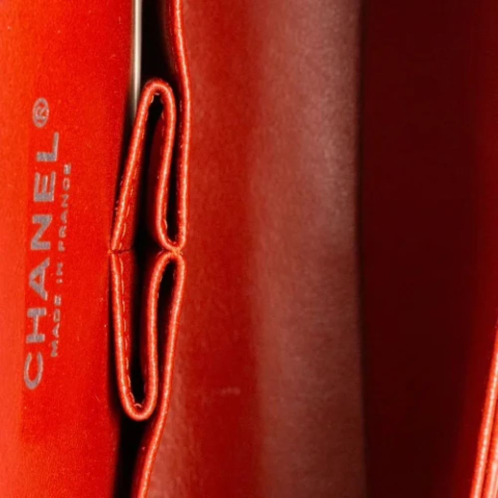 Chanel Vintage Pre-owned Leather chanel-bags Orange Dames