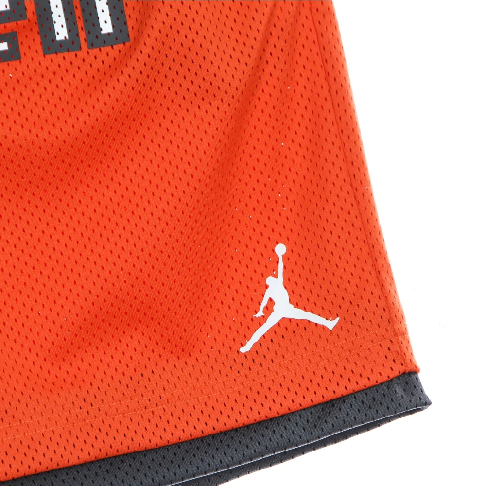 Jordan Basketbal Hybride Sportshorts Oranje Grijs Orange Heren