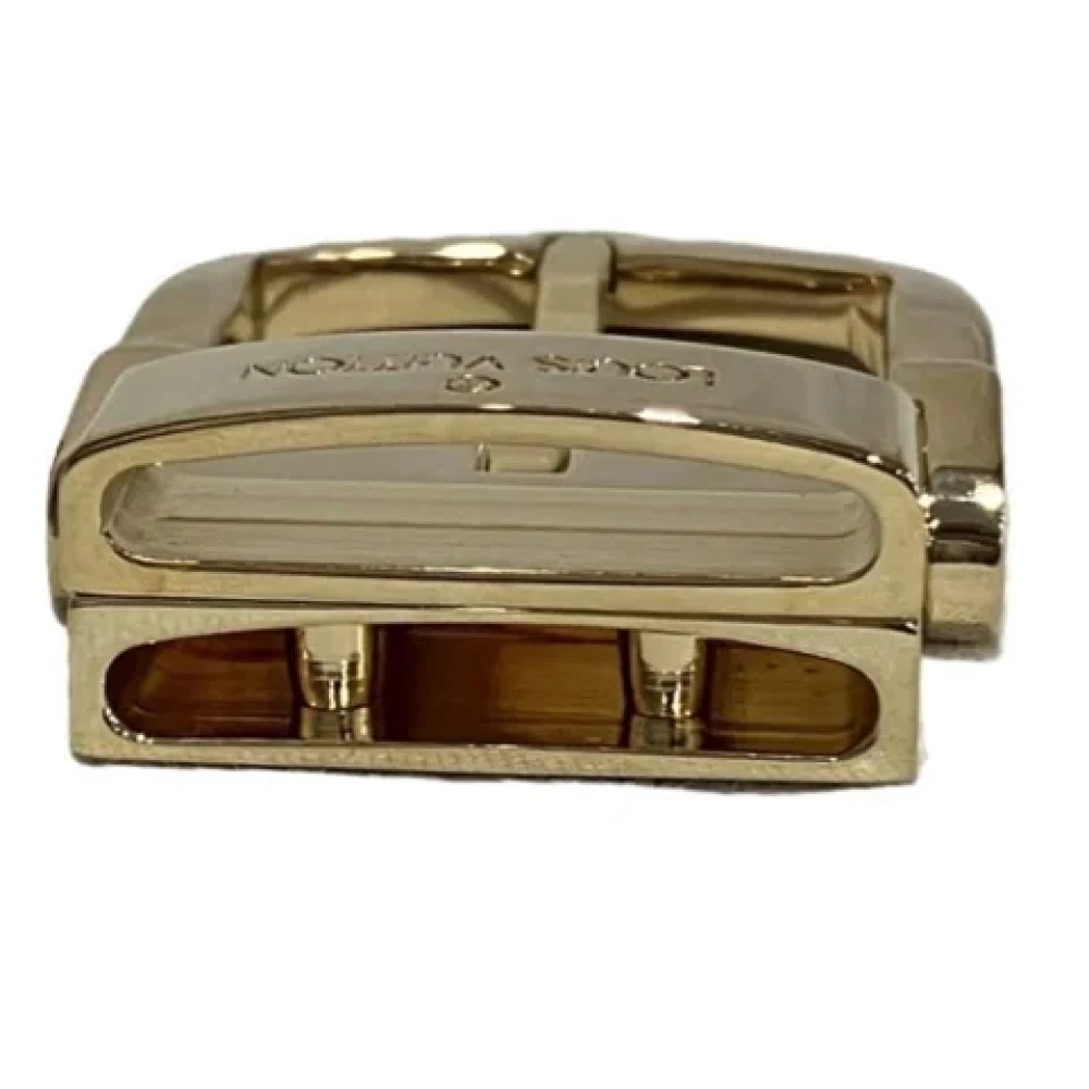 Louis Vuitton Vintage Pre-owned Leather belts Black Dames