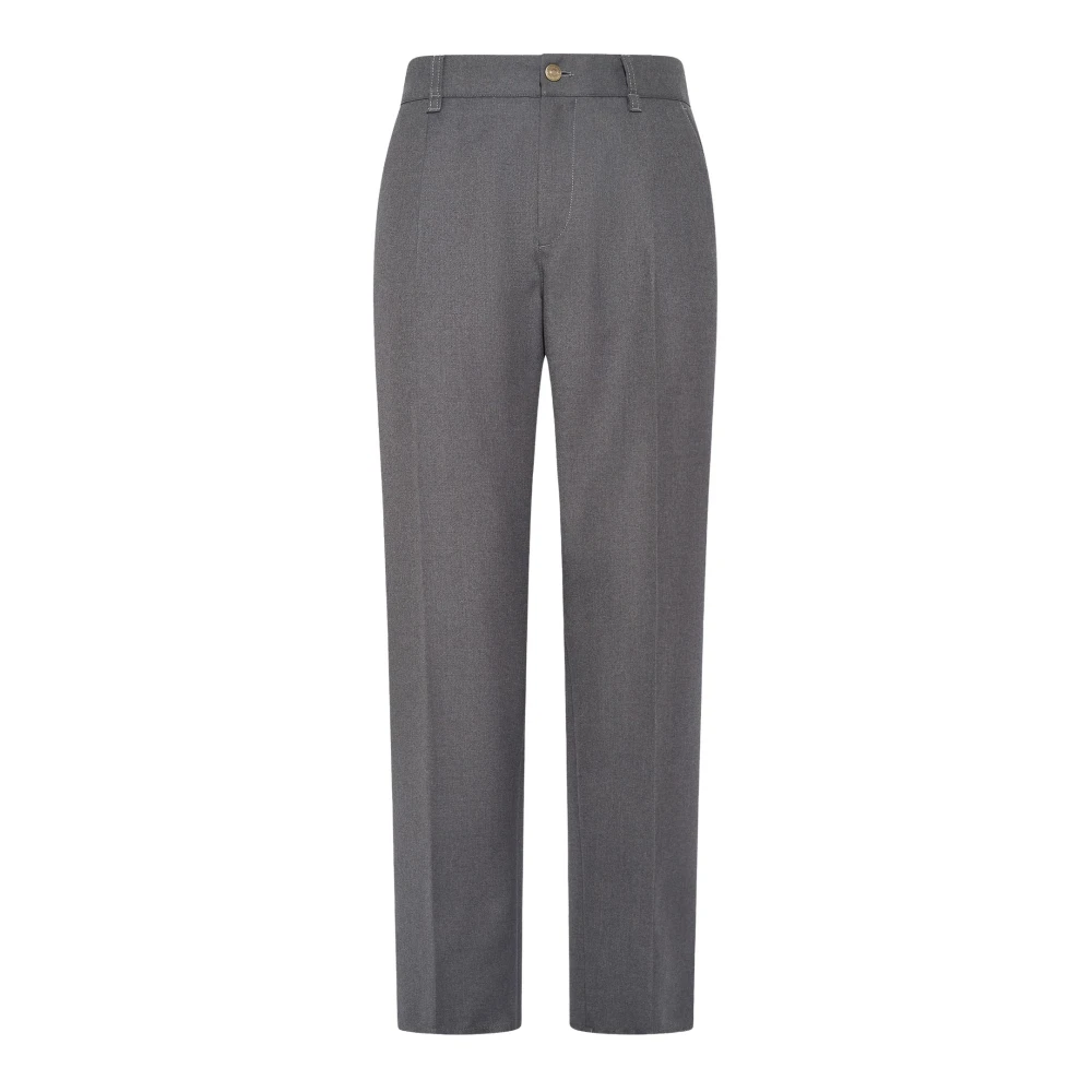 Philippe Model Men's Gray Trousers - Straight Trousers - S - Trousers