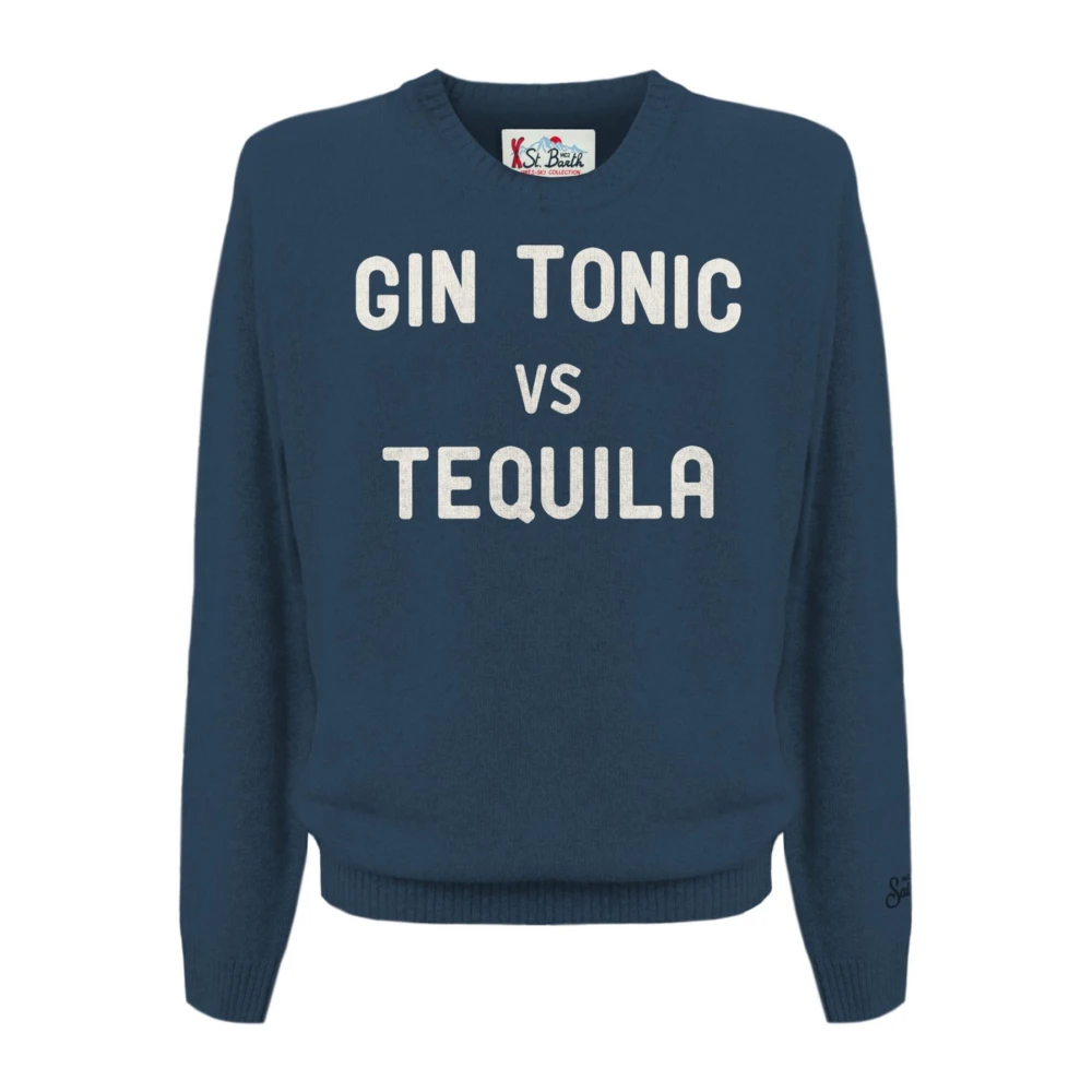 MC2 Saint Barth Stijlvolle Sweaters Collectie Blue Heren