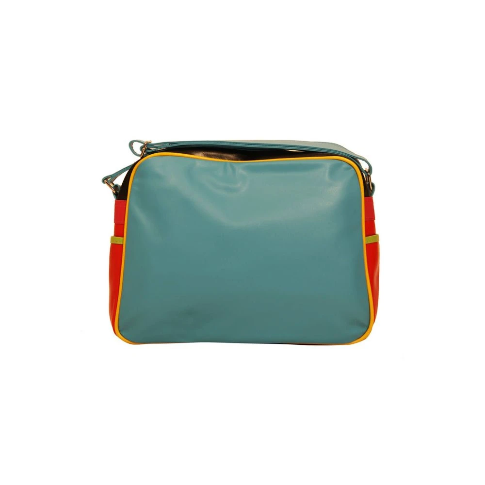 Gola Blauwe Stoffen Handtas met Schouderband Multicolor Dames