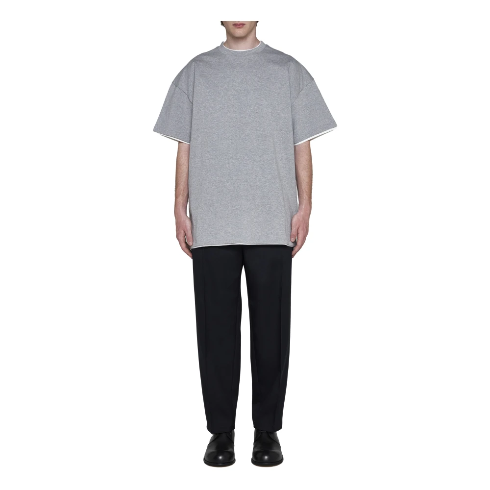 Jil Sander Stijlvolle T-shirts en Polos Gray Heren