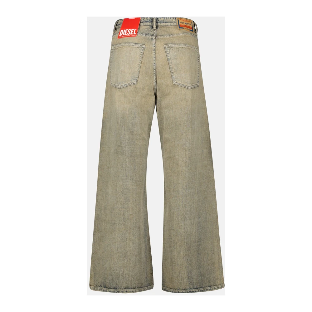 Diesel 1996 D-Sire Beige Wide Leg Jeans Beige Dames