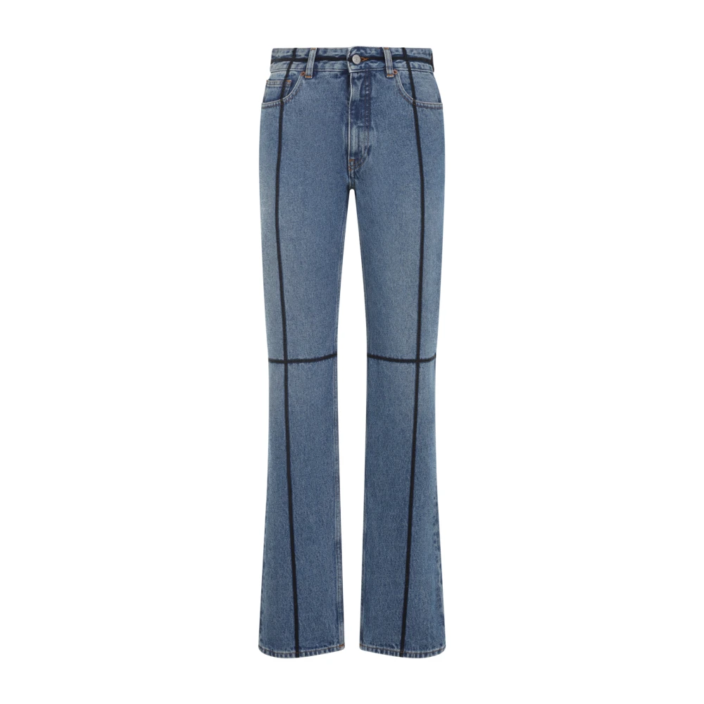 Mm6 Maison Margiela Women's Blue Jeans For Aw25 - Bootcut Jeans - W26 - Jeans