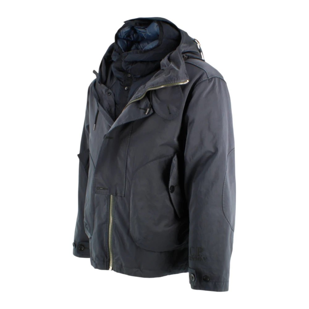 C.P. Company Grijze Buitenkleding Medium Jas Gray Heren