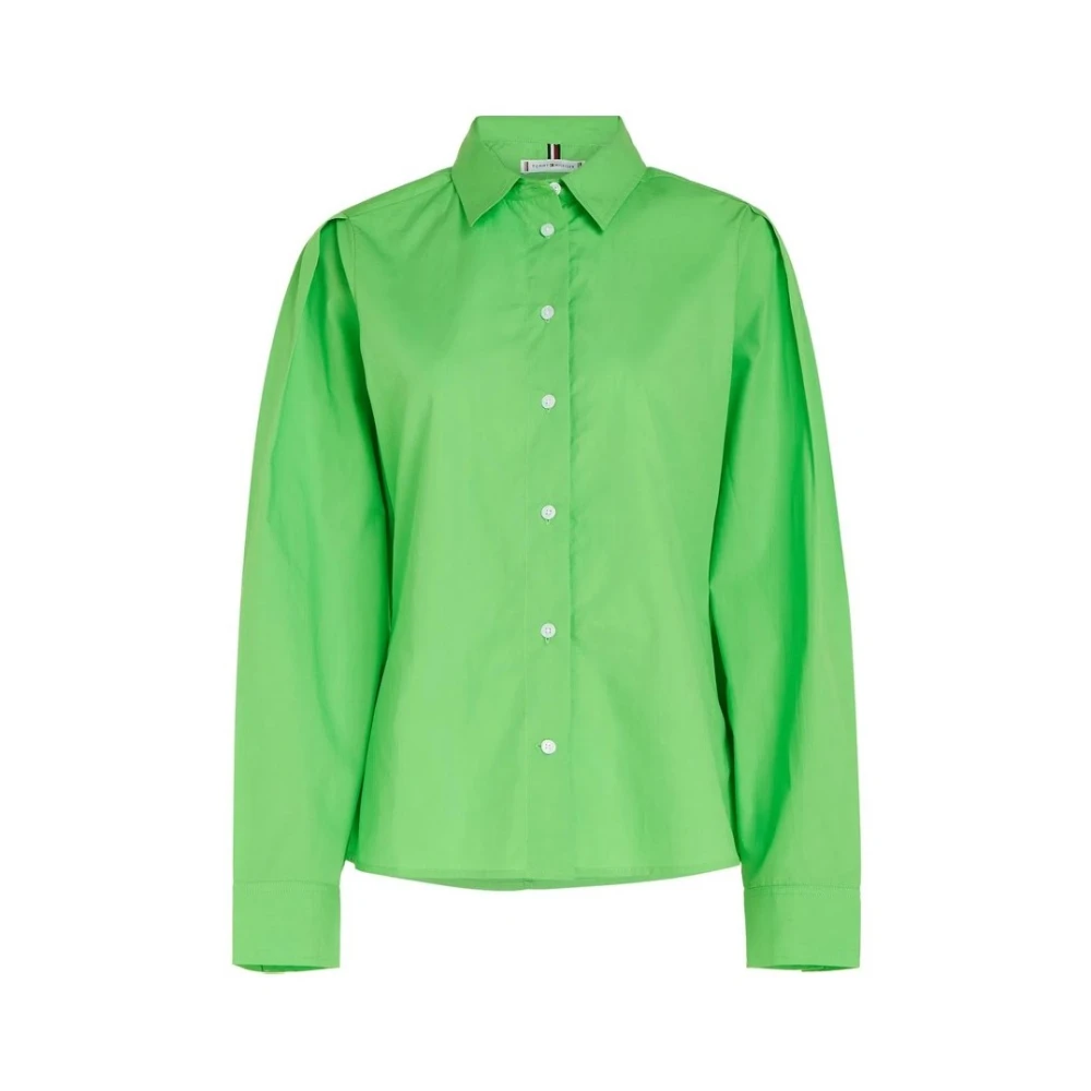 Tommy Hilfiger Casual Overhemd voor Mannen Green Dames