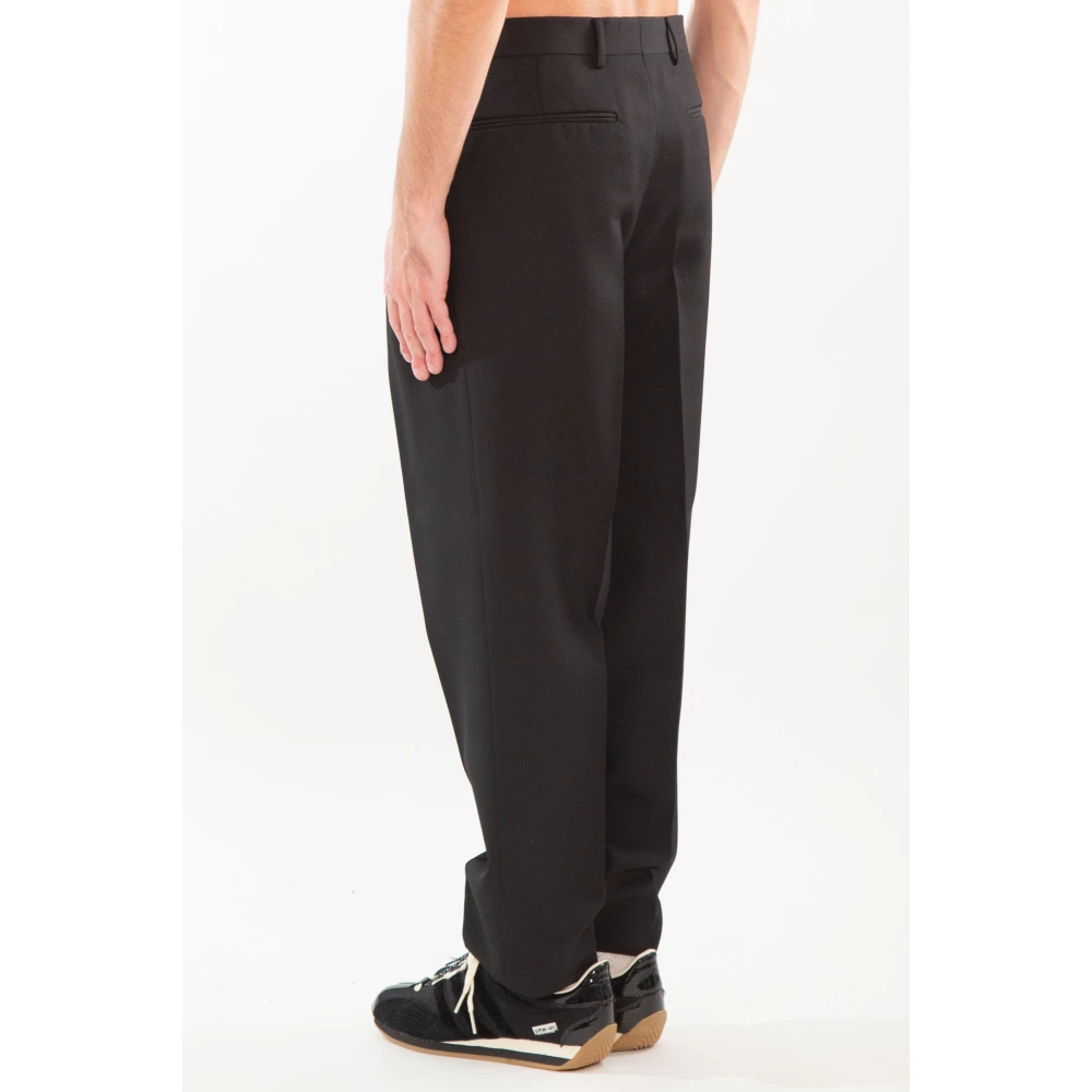 Costumein Losse Geplooide Broek Black Heren