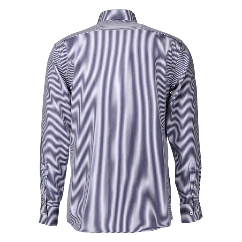 Eterna Donkerblauw Overhemd Lange Mouw Blue Heren
