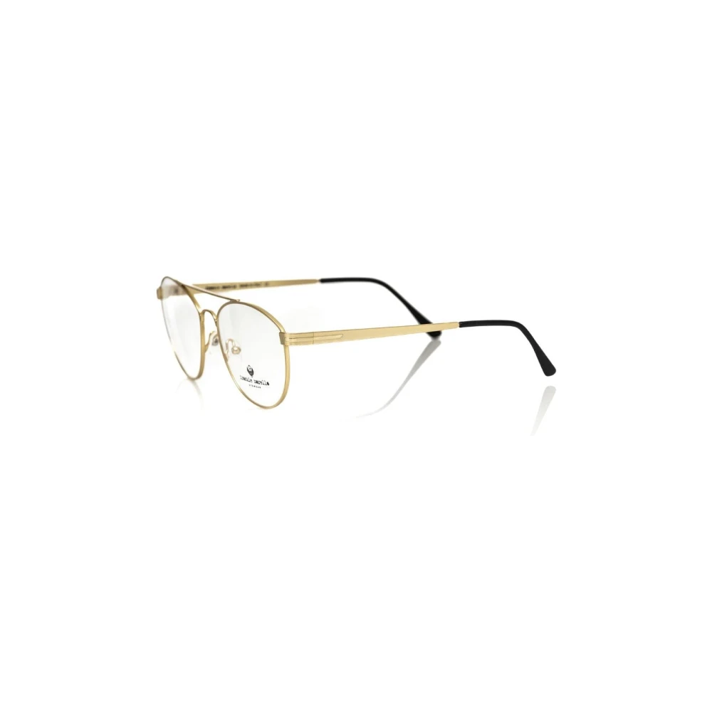 Frankie Morello Aviator Stijl Bril Tijdloze Elegantie Yellow Heren