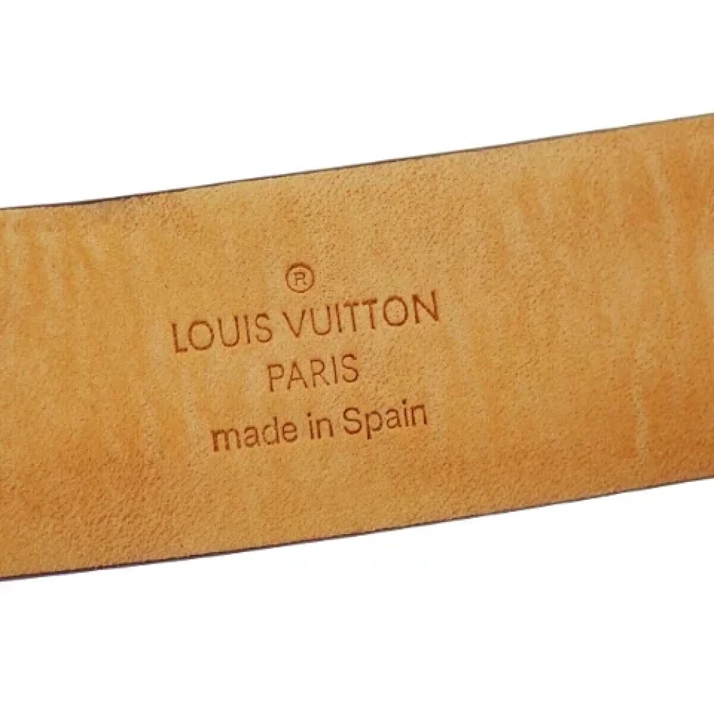Louis Vuitton Vintage Pre-owned Canvas belts Brown Heren