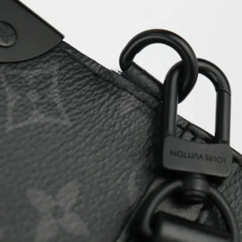 Louis Vuitton Vintage Pre-owned Canvas clutches Black Dames