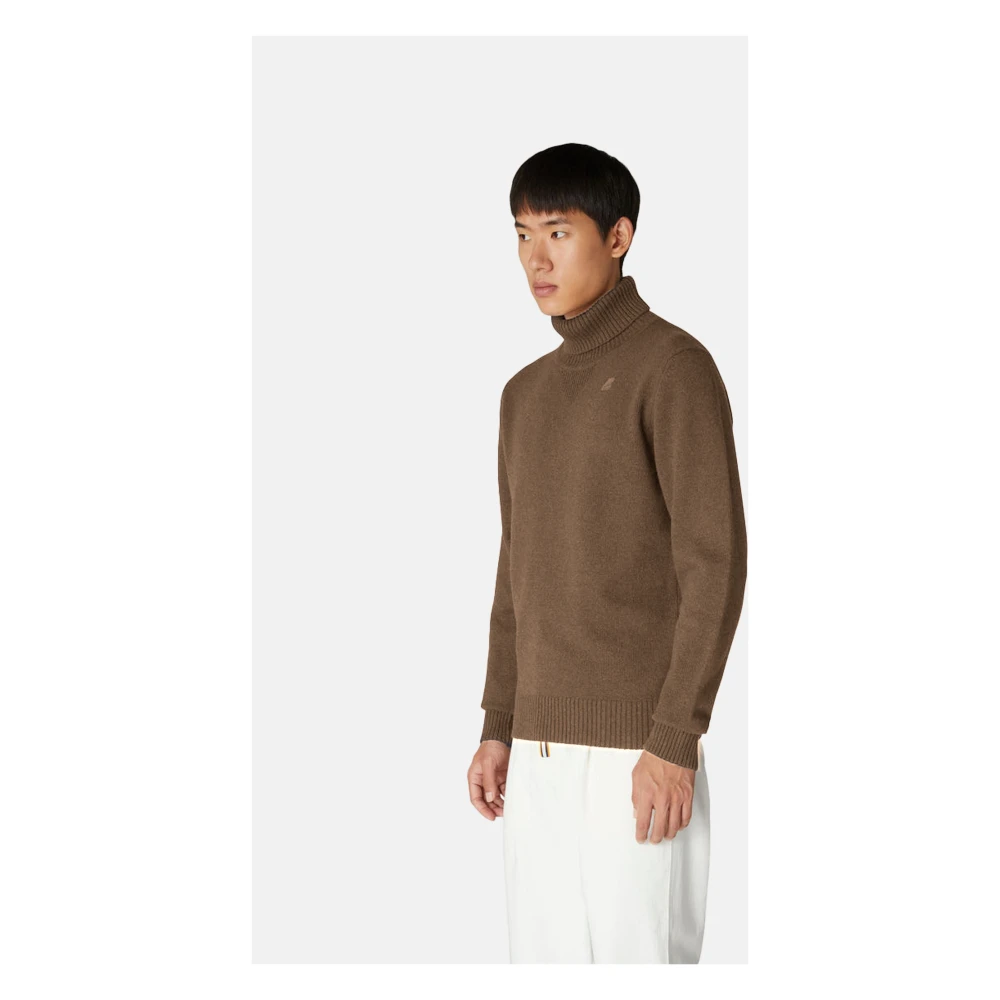 K-way Stijlvolle Gebreide Collectie Brown Heren