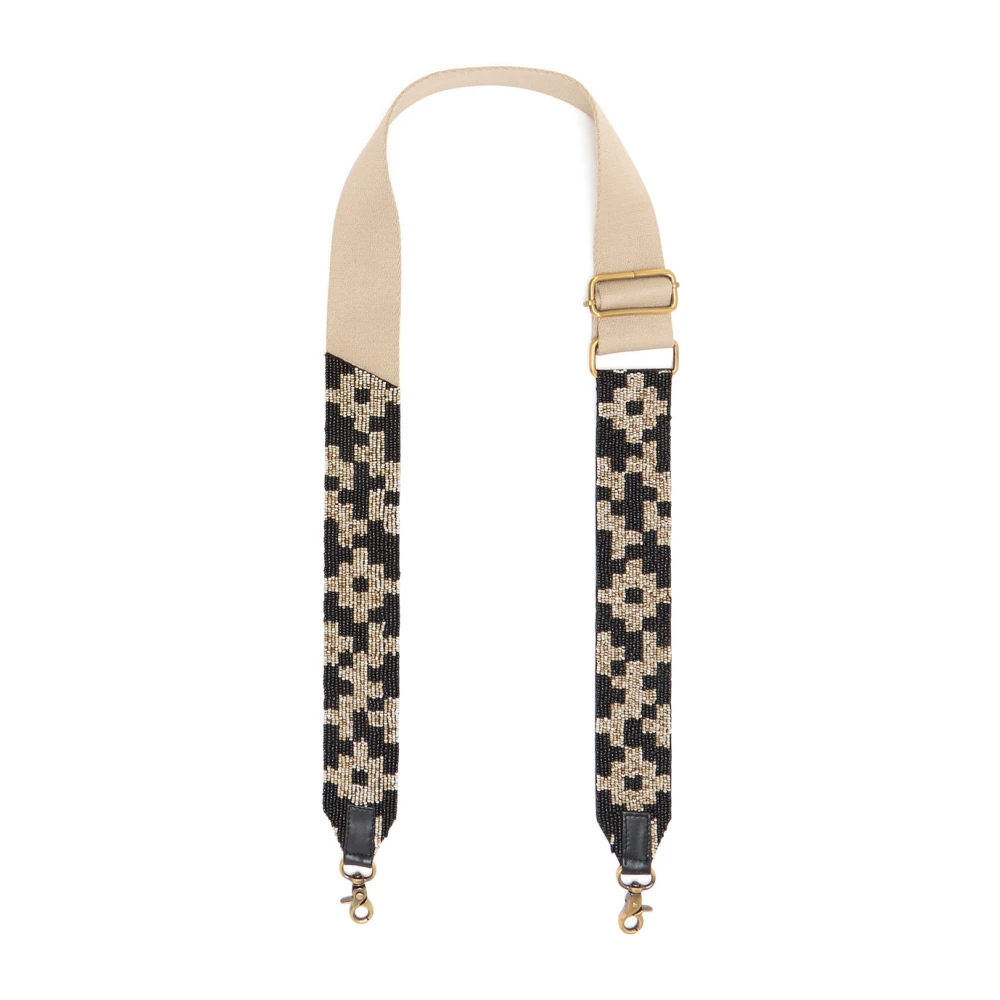 Maliparmi Stijlvolle Beads Crossbody Tas Black Dames