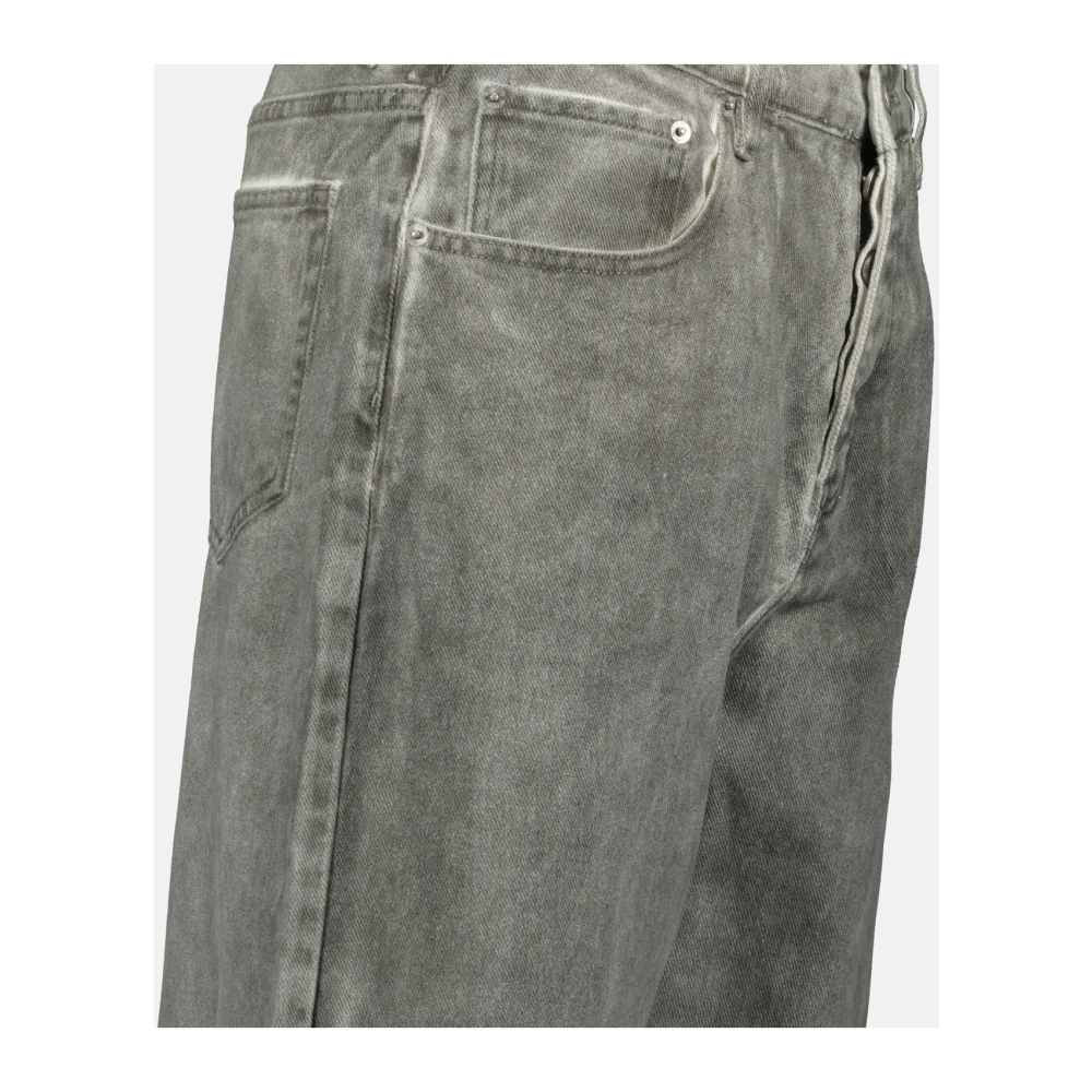 IRO Grijze Denim Jeans met Witte Zoom Gray Heren