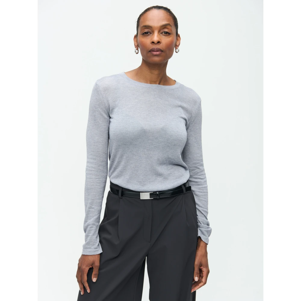 Jane Lushka Katherine Pu Pullover Gray Dames