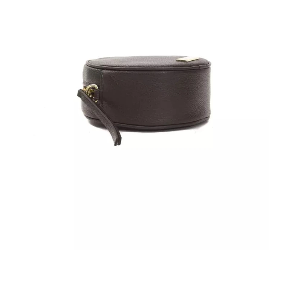 Pompei Donatella Luxe Leren Crossbody Tas Brown Dames