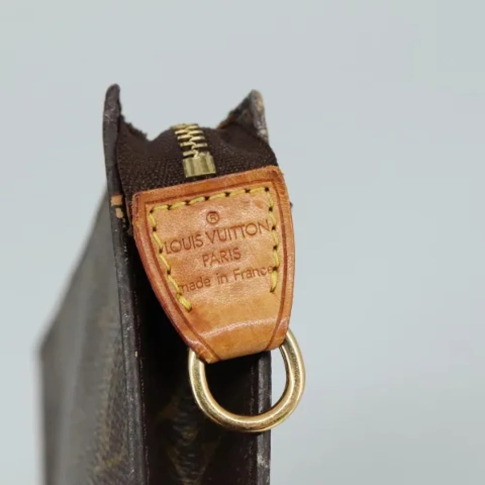 Louis Vuitton Vintage Pre-owned Canvas pouches Brown Dames