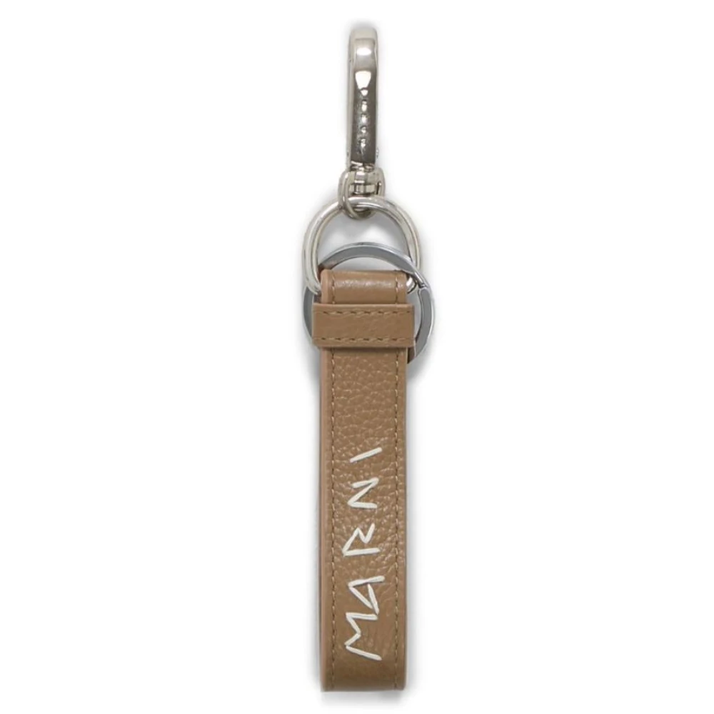 Marni Hombre Beige - Llavero Con Bordado Mending - Accessories - One Size