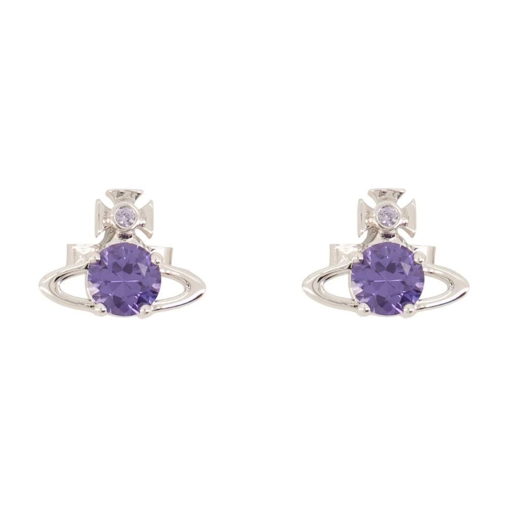 Vivienne Westwood Gray Reina Earrings - Female - Earrings - One Size - Accessories